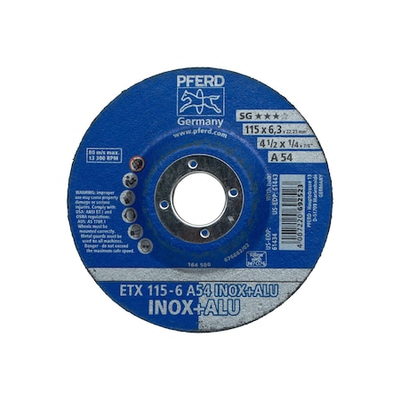 Pferd Textile Wheel, 4-1/2" x 1/4 61434